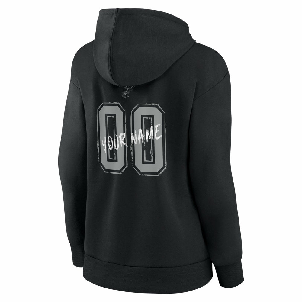 San Antonio Spurs Women's Hustle Custom Pullover Hoodie
