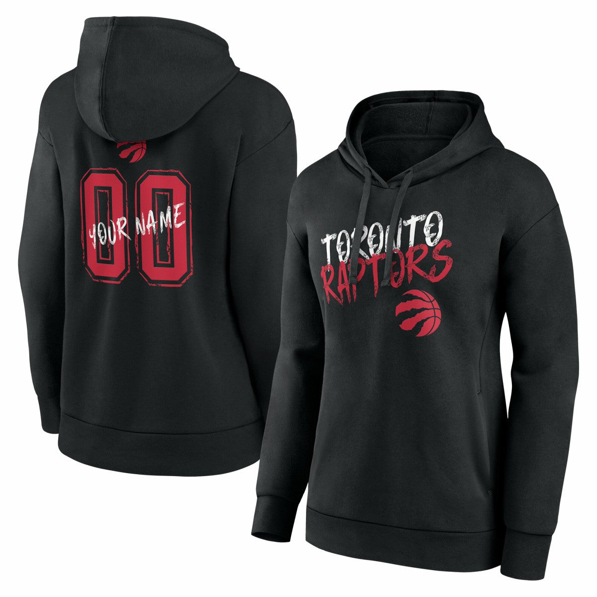 Toronto Raptors Women's Hustle Custom Pullover Hoodie