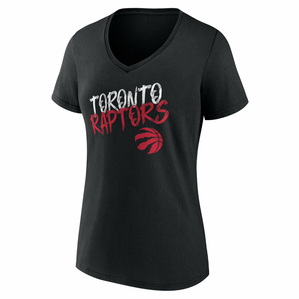 Toronto Raptors Women's Hustle Custom V-Neck T-Shirt