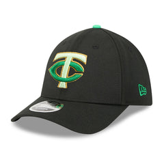 Black Minnesota Twins New Era 2026 St. Patrick's Day 39THIRTY Flex Hat