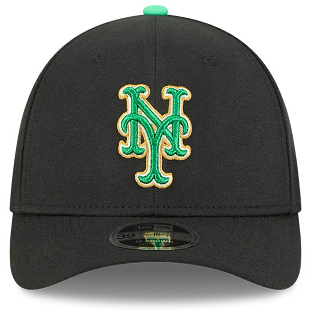 Black New York Mets New Era 2026 St. Patrick's Day 39THIRTY Flex Hat