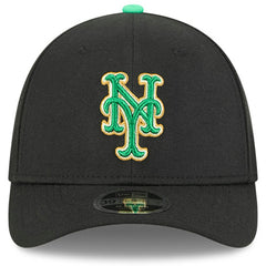 Black New York Mets New Era 2026 St. Patrick's Day 39THIRTY Flex Hat