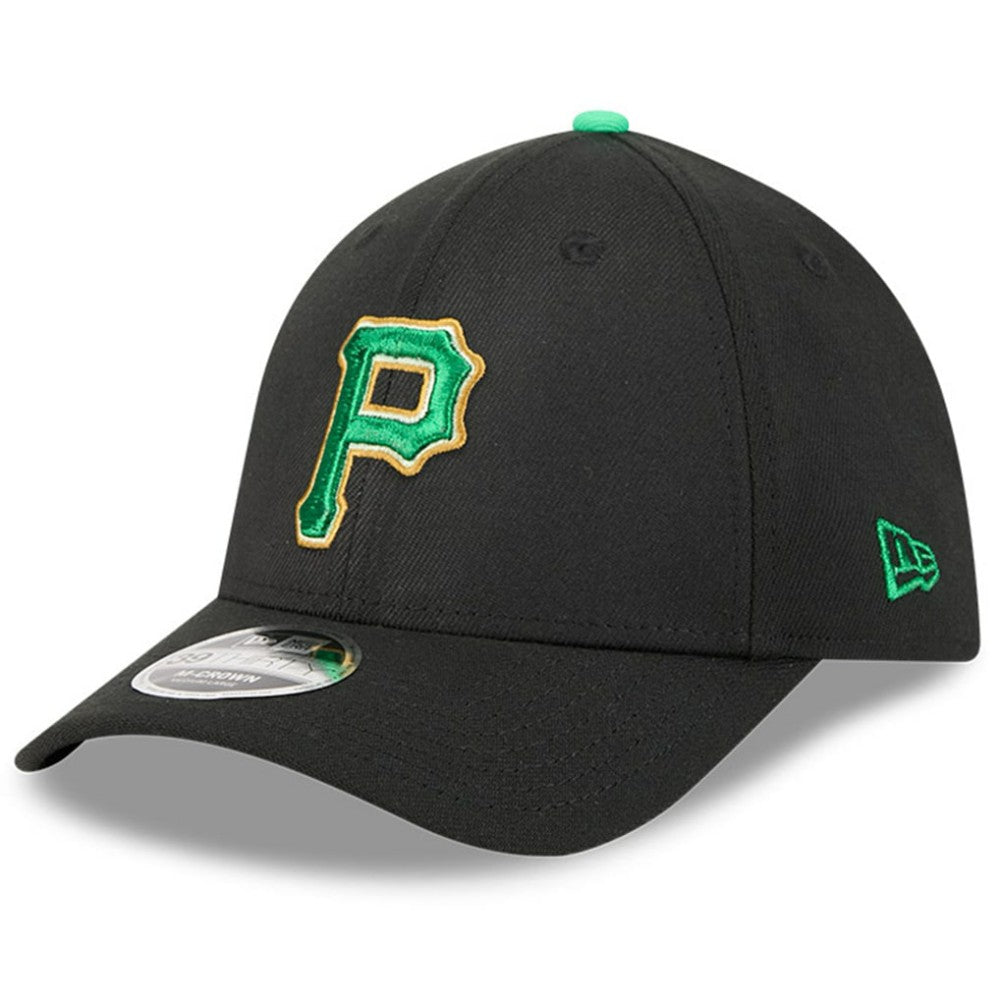 Black Pittsburgh Pirates New Era 2026 St. Patrick's Day 39THIRTY Flex Hat
