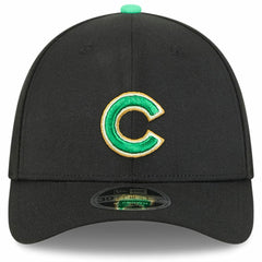 Black Chicago Cubs New Era 2026 St. Patrick's Day 39THIRTY Flex Hat