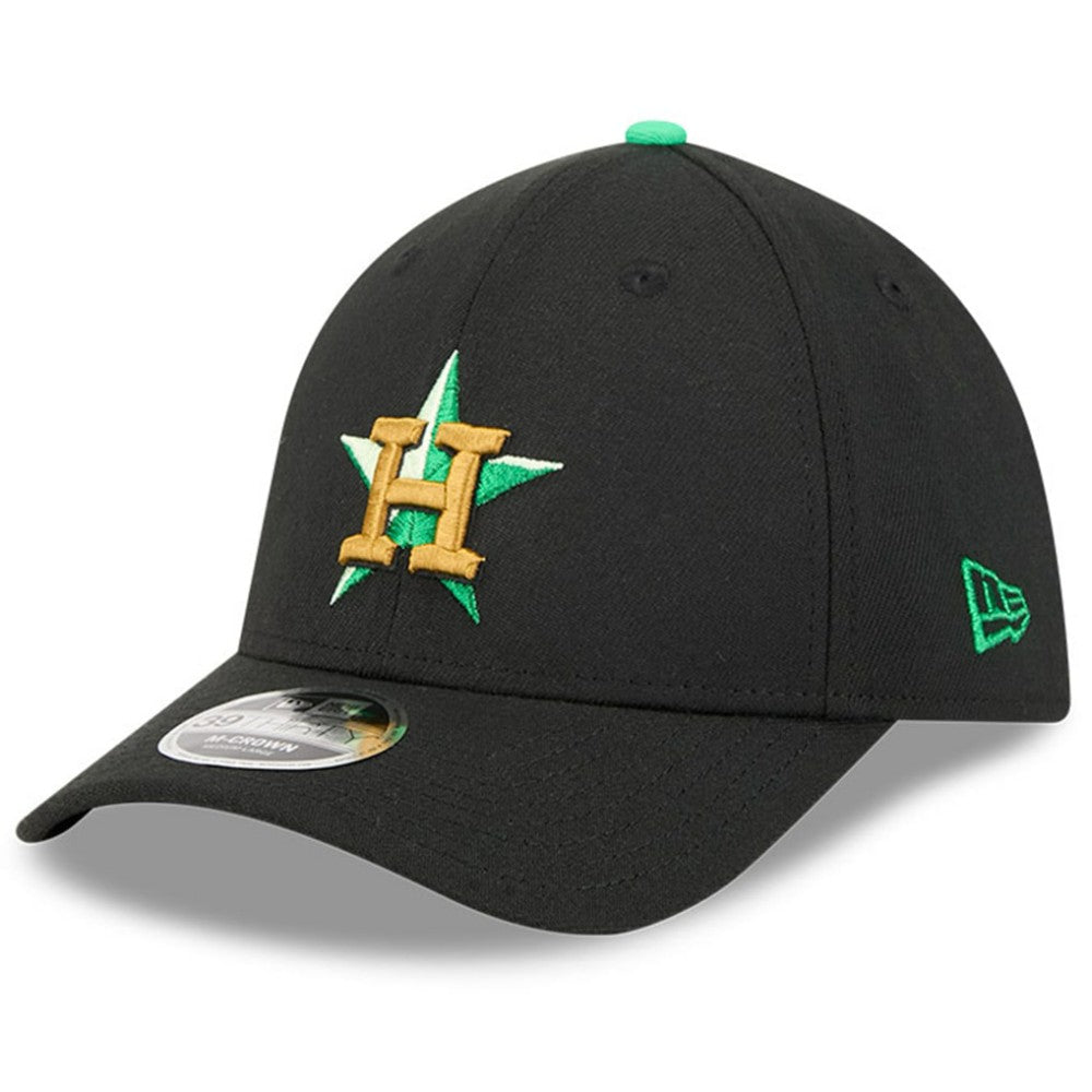 Black Houston Astros New Era 2026 St. Patrick's Day 39THIRTY Flex Hat