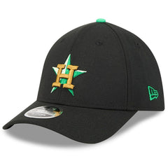 Black Houston Astros New Era 2026 St. Patrick's Day 39THIRTY Flex Hat