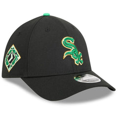 Black Chicago White Sox New Era 2026 St. Patrick's Day 39THIRTY Flex Hat