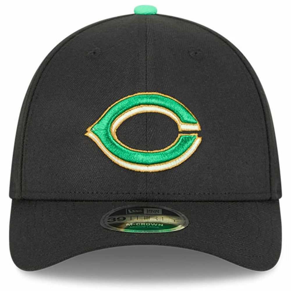 Black Cincinnati Reds New Era 2026 St. Patrick's Day 39THIRTY Flex Hat