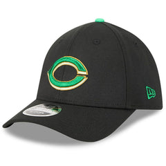 Black Cincinnati Reds New Era 2026 St. Patrick's Day 39THIRTY Flex Hat
