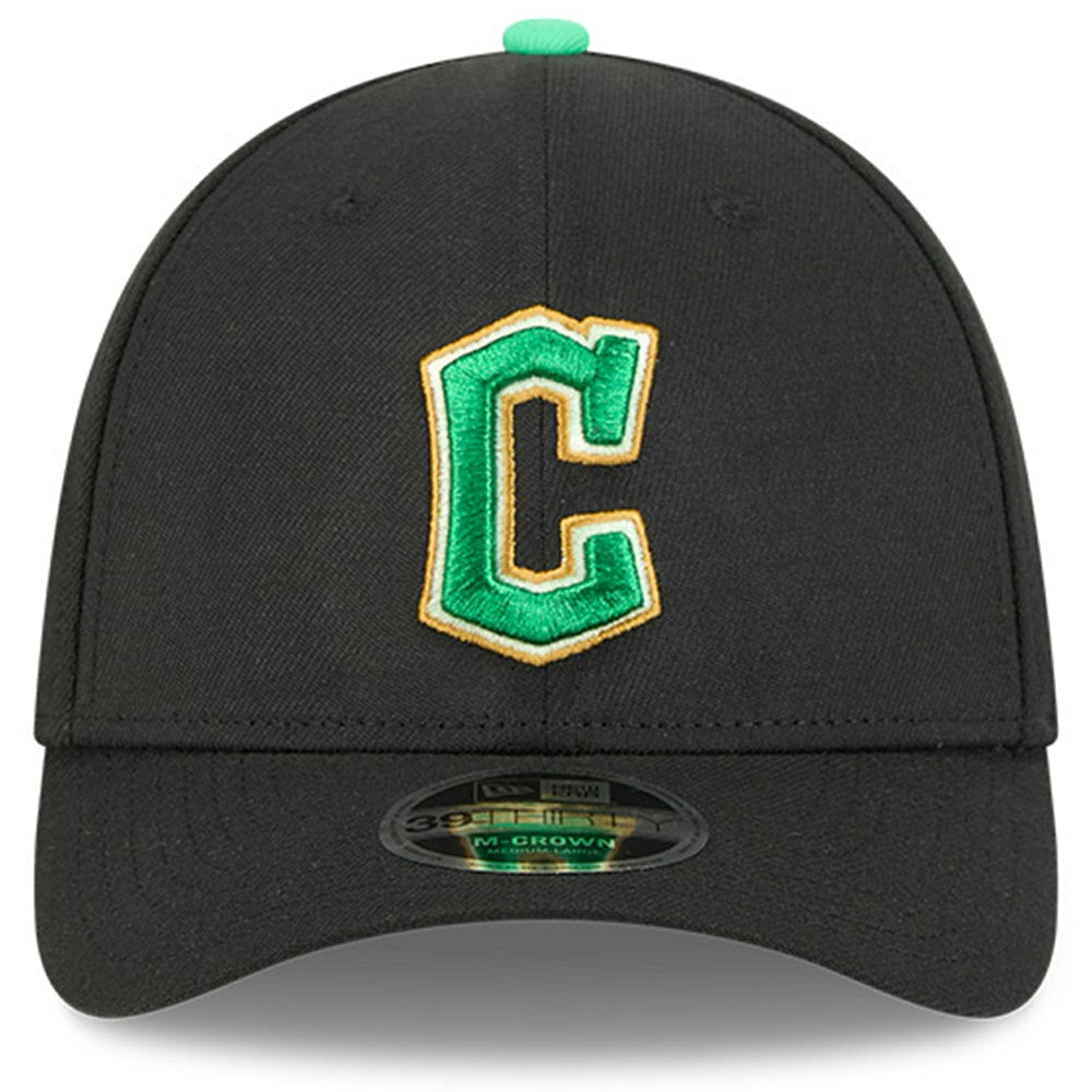 Black Cleveland Guardians New Era 2026 St. Patrick's Day 39THIRTY Flex Hat