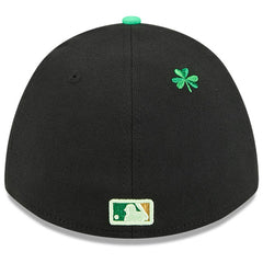 Black Cleveland Guardians New Era 2026 St. Patrick's Day 39THIRTY Flex Hat