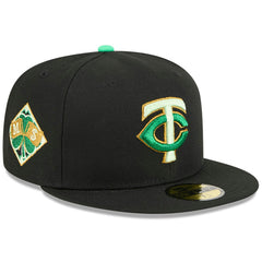 Black Minnesota Twins New Era 2026 St. Patrick's Day 59FIFTY Fitted Hat