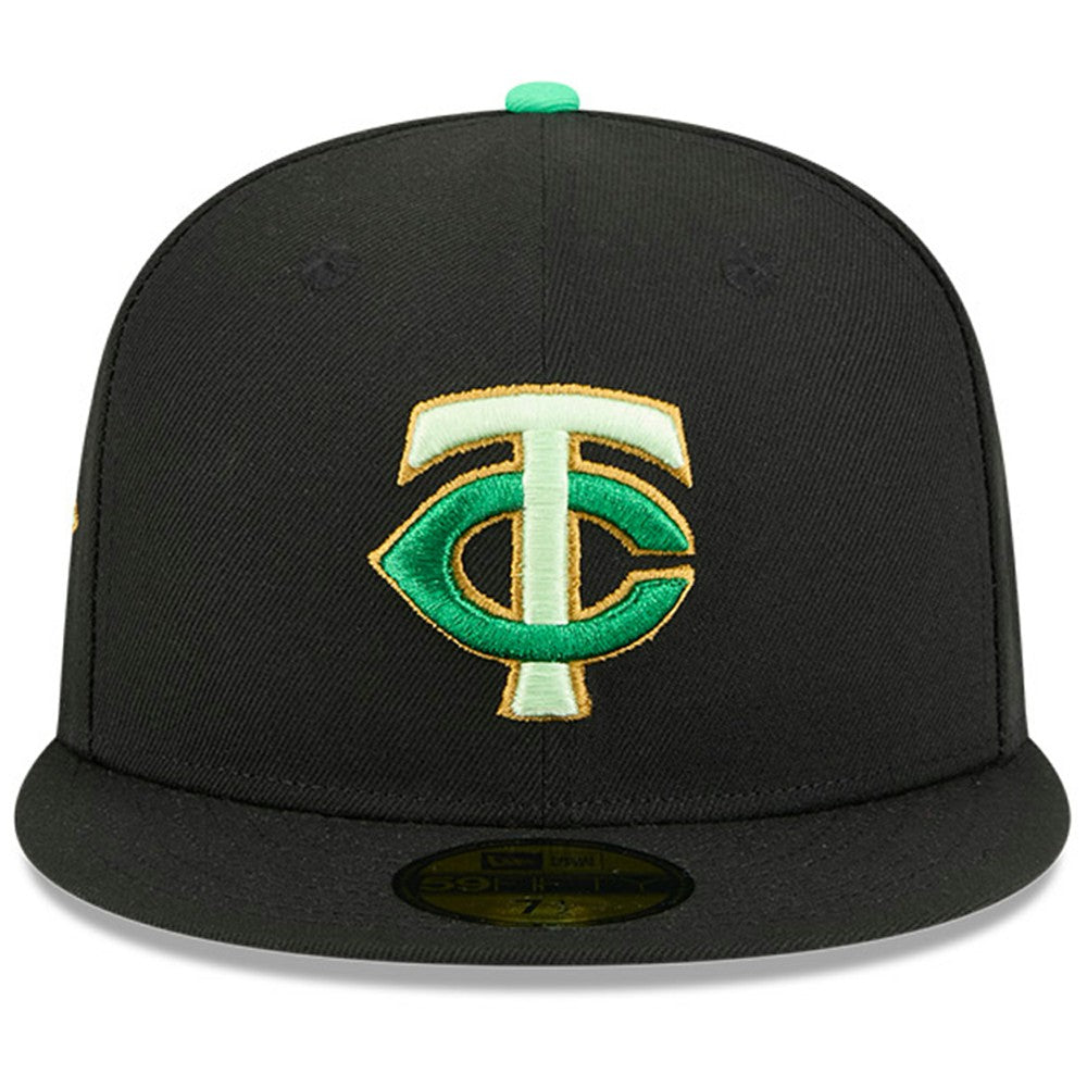 Black Minnesota Twins New Era 2026 St. Patrick's Day 59FIFTY Fitted Hat