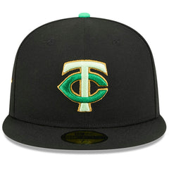 Black Minnesota Twins New Era 2026 St. Patrick's Day 59FIFTY Fitted Hat
