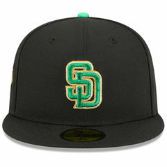 Black San Diego Padres New Era 2026 St. Patrick's Day 59FIFTY Fitted Hat