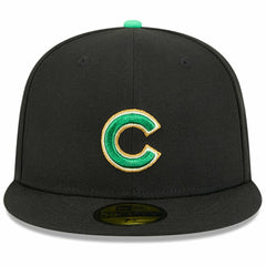 Black Chicago Cubs New Era 2026 St. Patrick's Day 59FIFTY Fitted Hat