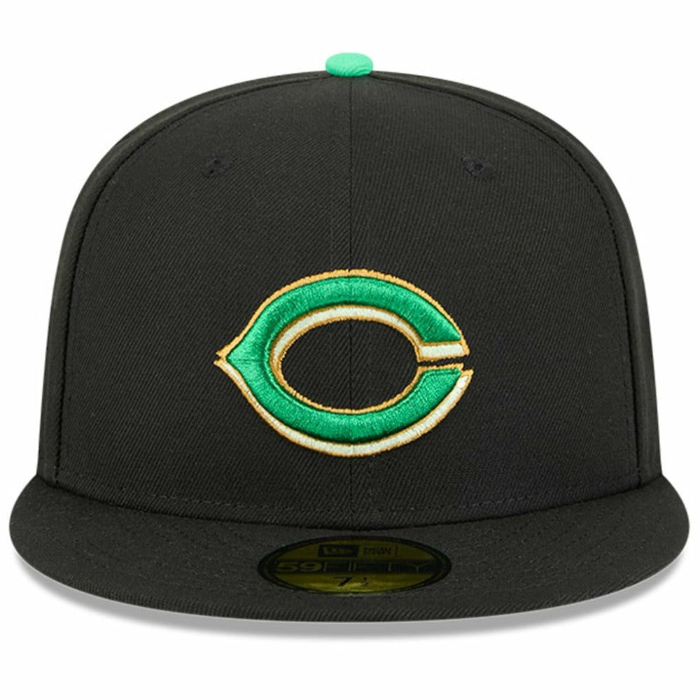 Black Cincinnati Reds New Era 2026 St. Patrick's Day 59FIFTY Fitted Hat
