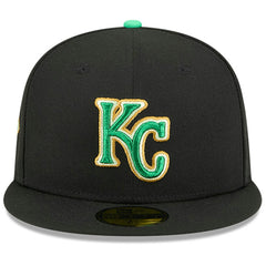Black Kansas City Royals New Era 2026 St. Patrick's Day 59FIFTY Fitted Hat