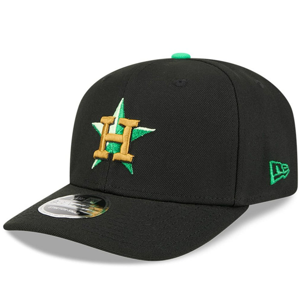 Black Houston Astros New Era 2026 St. Patrick's Day 9SEVENTY Adjustable Hat