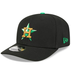 Black Houston Astros New Era 2026 St. Patrick's Day 9SEVENTY Adjustable Hat