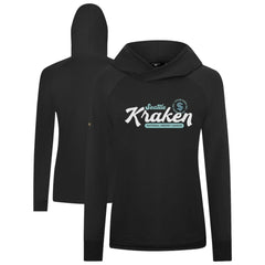 NHL Seattle Kraken Levelwear Women's Slender Monument Raglan Pullover Hoodie