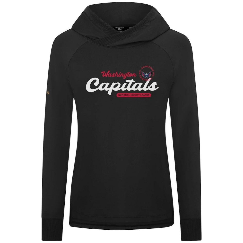NHL Washington Capitals Levelwear Women's Slender Monument Raglan Pullover Hoodie