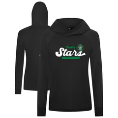 NHL Dallas Stars Levelwear Women's Slender Monument Raglan Pullover Hoodie