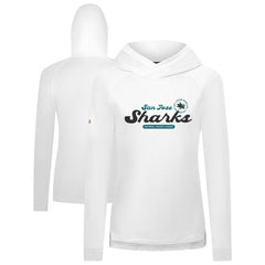 NHL San Jose Sharks Levelwear Women's Slender Monument Raglan Pullover Hoodie