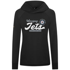 NHL Winnipeg Jets Levelwear Women's Slender Monument Raglan Pullover Hoodie
