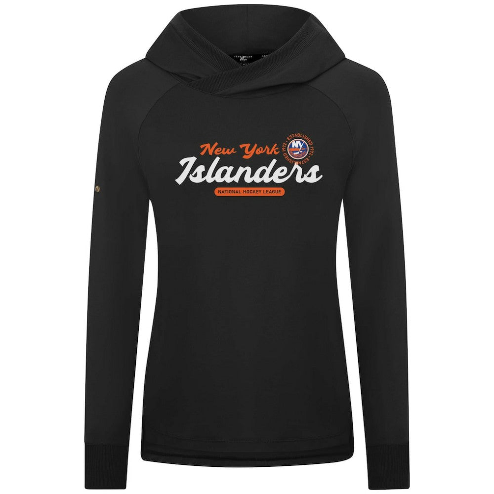 NHL New York Islanders Levelwear Women's Slender Monument Raglan Pullover Hoodie