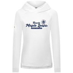 NHL Toronto Maple Leafs Levelwear Women's Slender Monument Raglan Pullover Hoodie