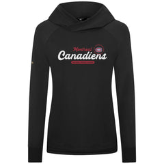 NHL Montreal Canadiens Levelwear Women's Slender Monument Raglan Pullover Hoodie