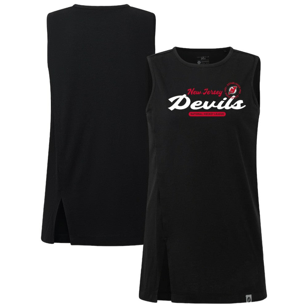 NHL New Jersey Devils Levelwear Women's Influx Monument Tank Top