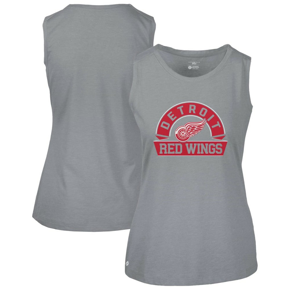 NHL Detroit Red Wings Levelwear Women's Macy Banner Arch Tank Top