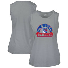 NHL New York Rangers Levelwear Women's Macy Banner Arch Tank Top