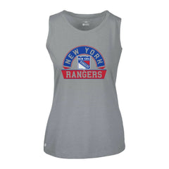 NHL New York Rangers Levelwear Women's Macy Banner Arch Tank Top