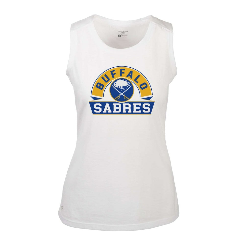 NHL Buffalo Sabres Levelwear Women's Macy Banner Arch Tank Top