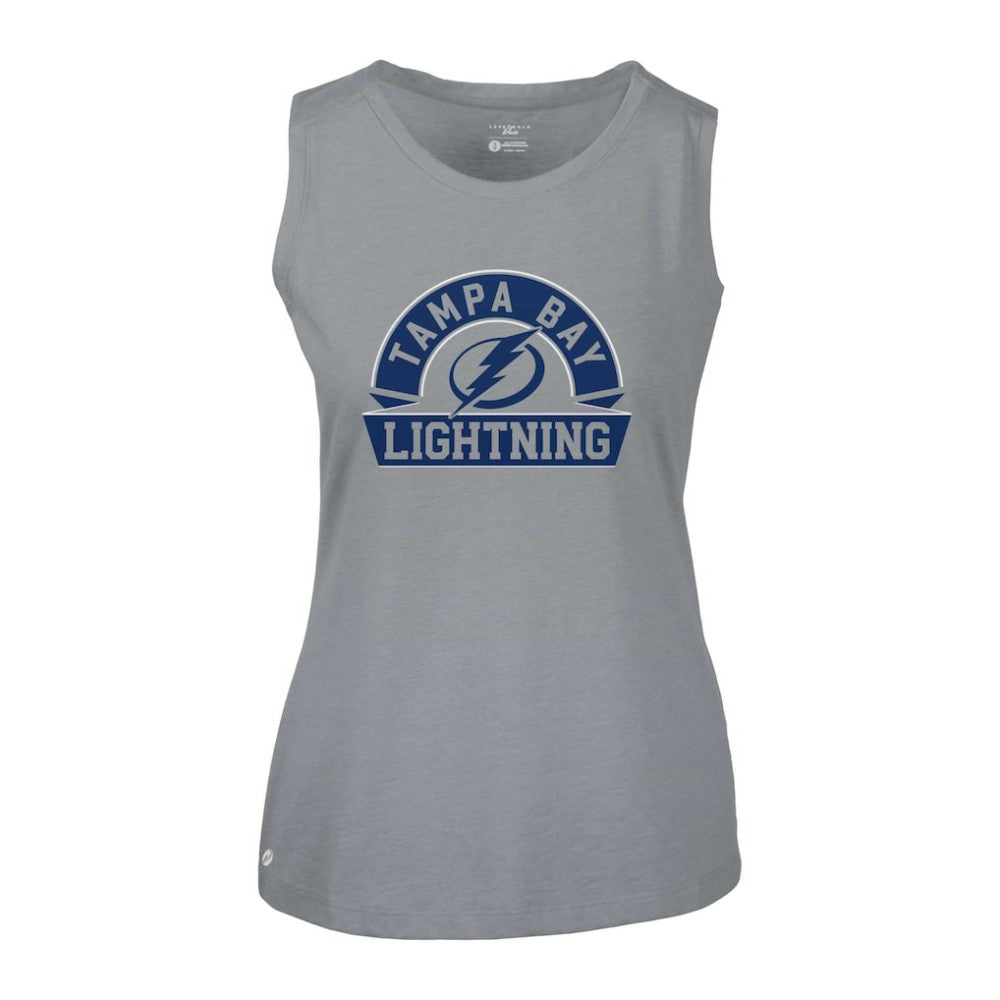 NHL Tampa Bay Lightning Levelwear Women's Macy Banner Arch Tank Top