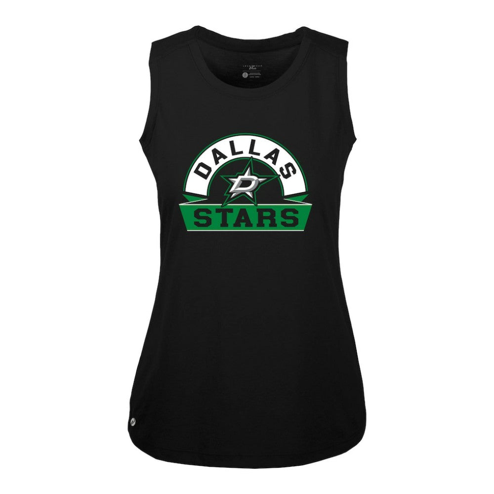 NHL Dallas Stars Levelwear Women's Macy Banner Arch Tank Top