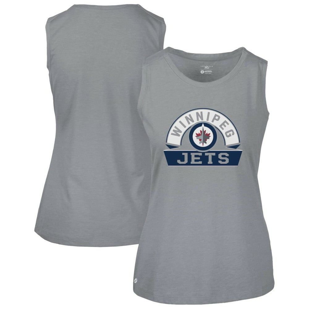 NHL Winnipeg Jets Levelwear Women's Macy Banner Arch Tank Top