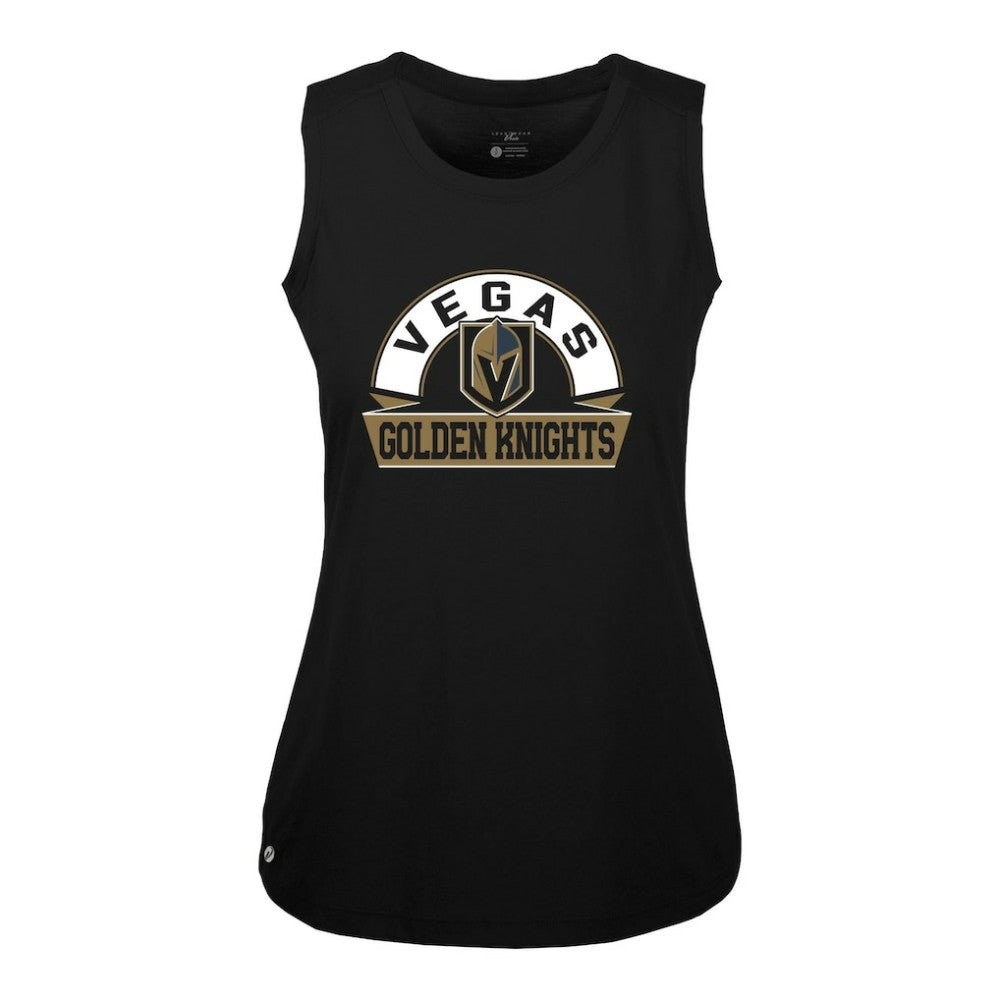 NHL Vegas Golden Knights Levelwear Women's Macy Banner Arch Tank Top