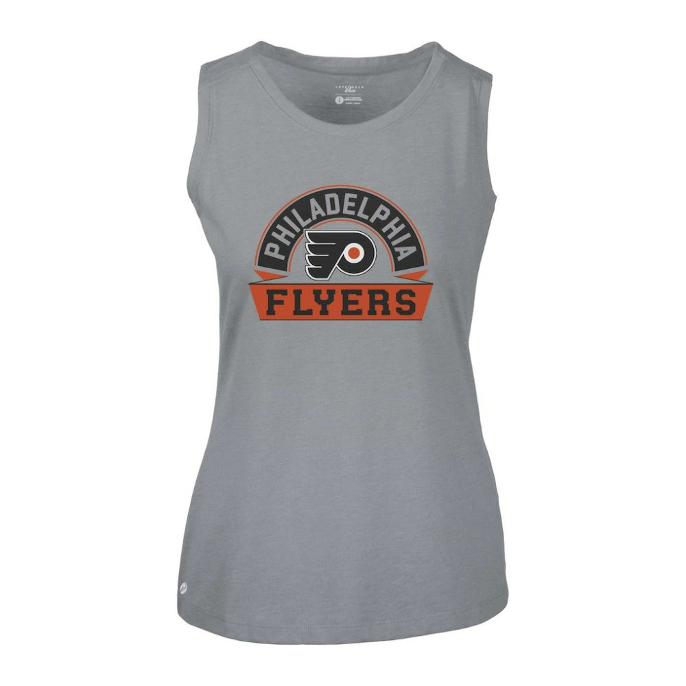 NHL Philadelphia Flyers Levelwear Women's Macy Banner Arch Tank Top