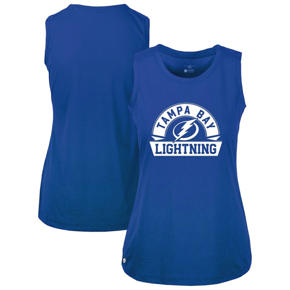 NHL Tampa Bay Lightning Levelwear Women's Macy Banner Arch Tank Top