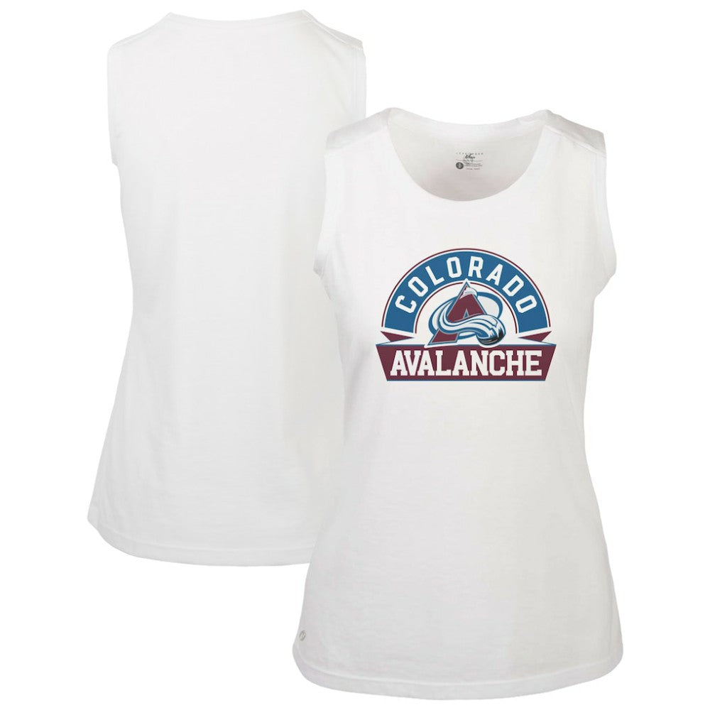NHL Colorado Avalanche Levelwear Women's Macy Banner Arch Tank Top