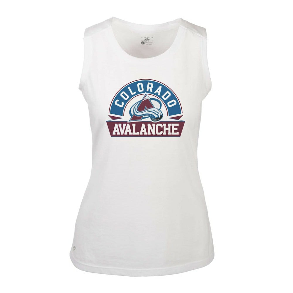 NHL Colorado Avalanche Levelwear Women's Macy Banner Arch Tank Top