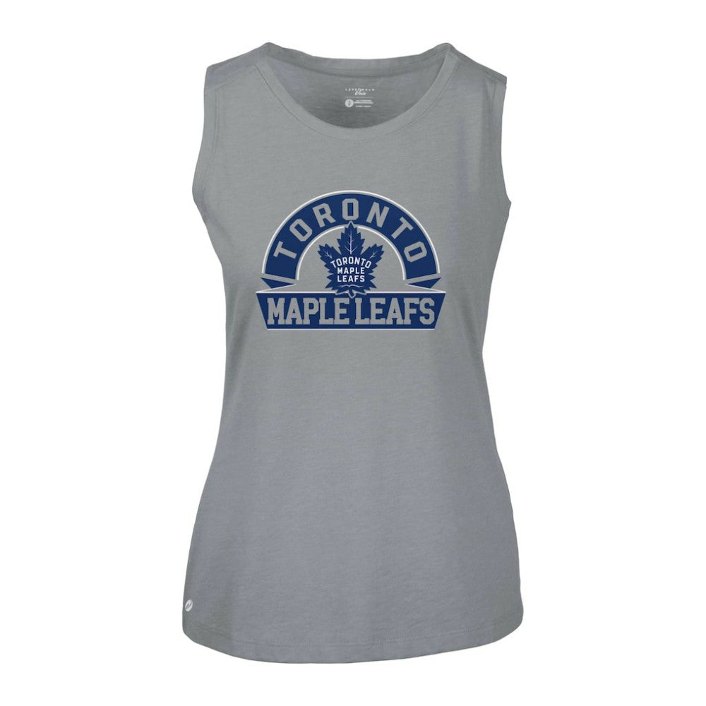 NHL Toronto Maple Leafs Levelwear Women's Macy Banner Arch Tank Top