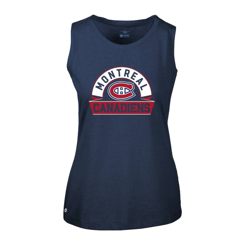 NHL Montreal Canadiens Levelwear Women's Macy Banner Arch Tank Top