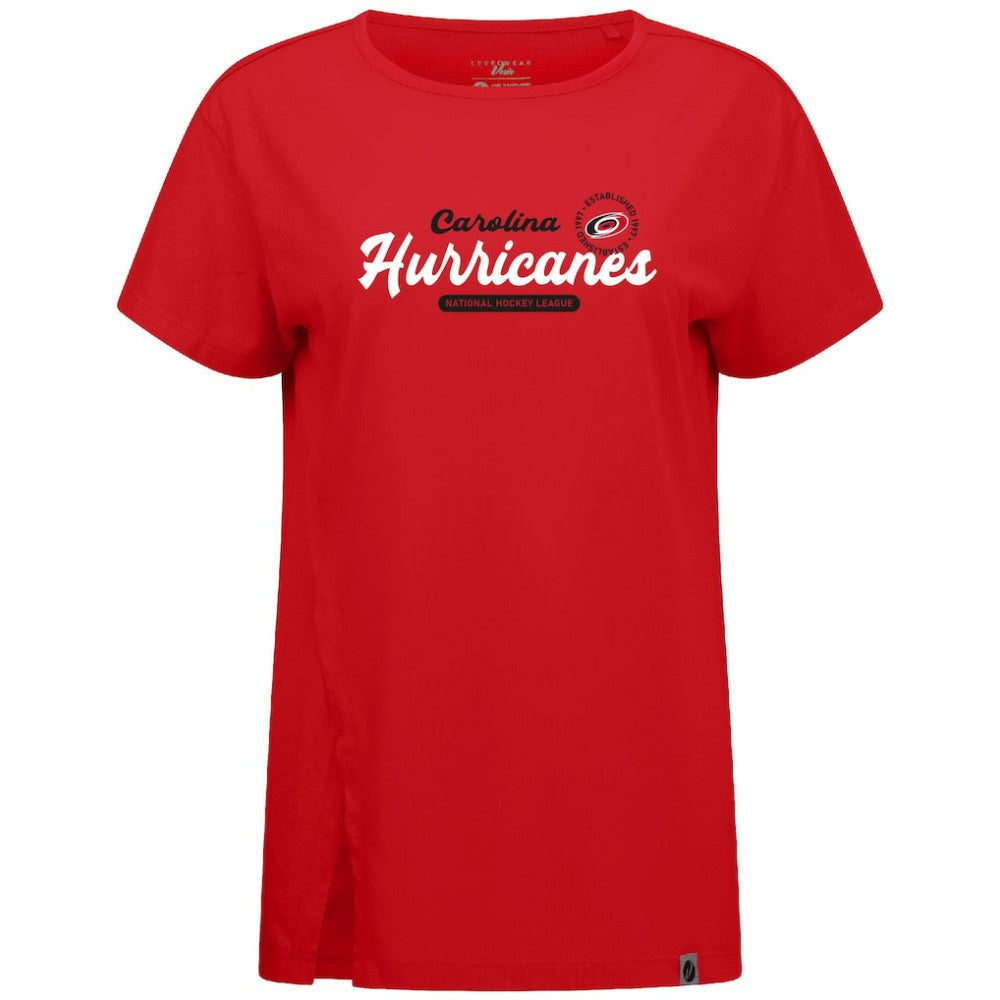 NHL Carolina Hurricanes Levelwear Women's Influx Monument T-Shirt
