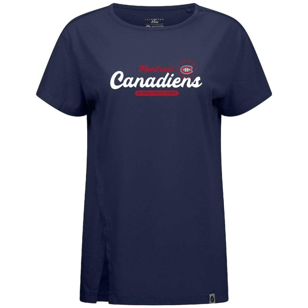 NHL Montreal Canadiens Levelwear Women's Influx Monument T-Shirt