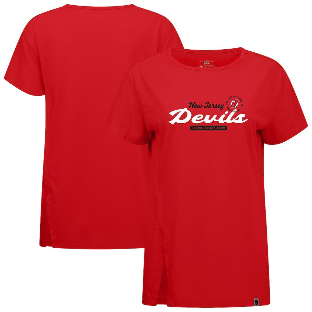NHL New Jersey Devils Levelwear Women's Influx Monument T-Shirt